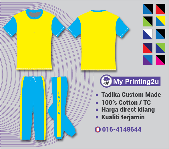 Design Terkini Baju Uniform Tadika 2020 Custom Made T Shirt Printing Tadika Baju Sukan Uniform Sublimation