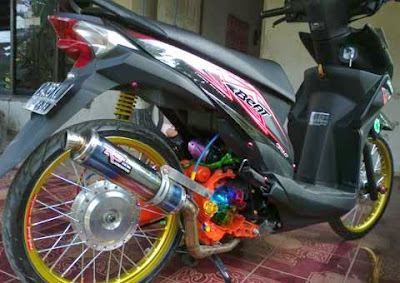 modifikasi motor Beat fi