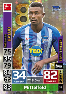 Match Attax Bundesliga 2018-2019 Hertha BSC Set