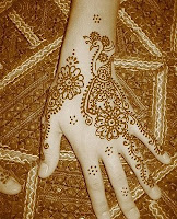 Peacock Henna Tattoo Picture 4