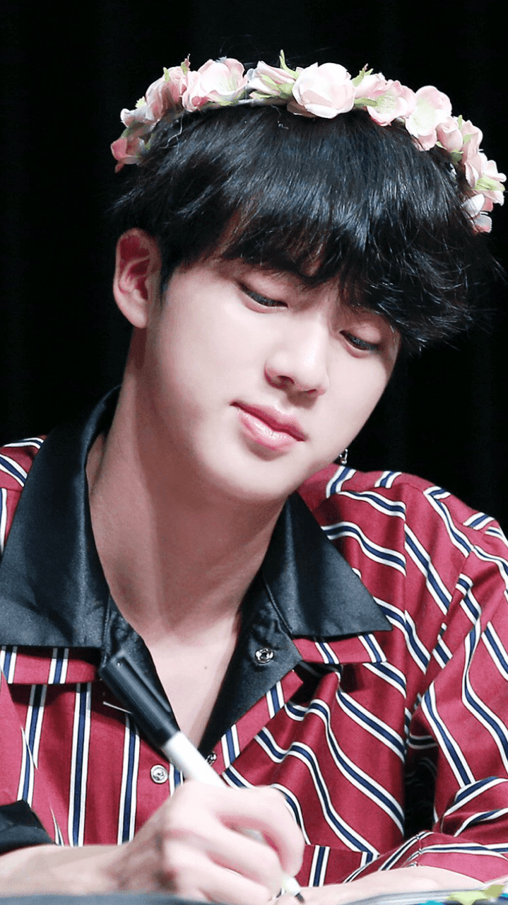 Latest BTS  Jin  Cutest Wallpaper  Collection TheWaoFam 