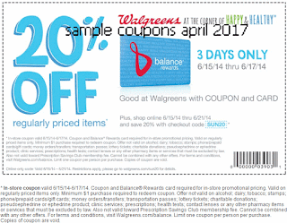 Walgreens coupons april