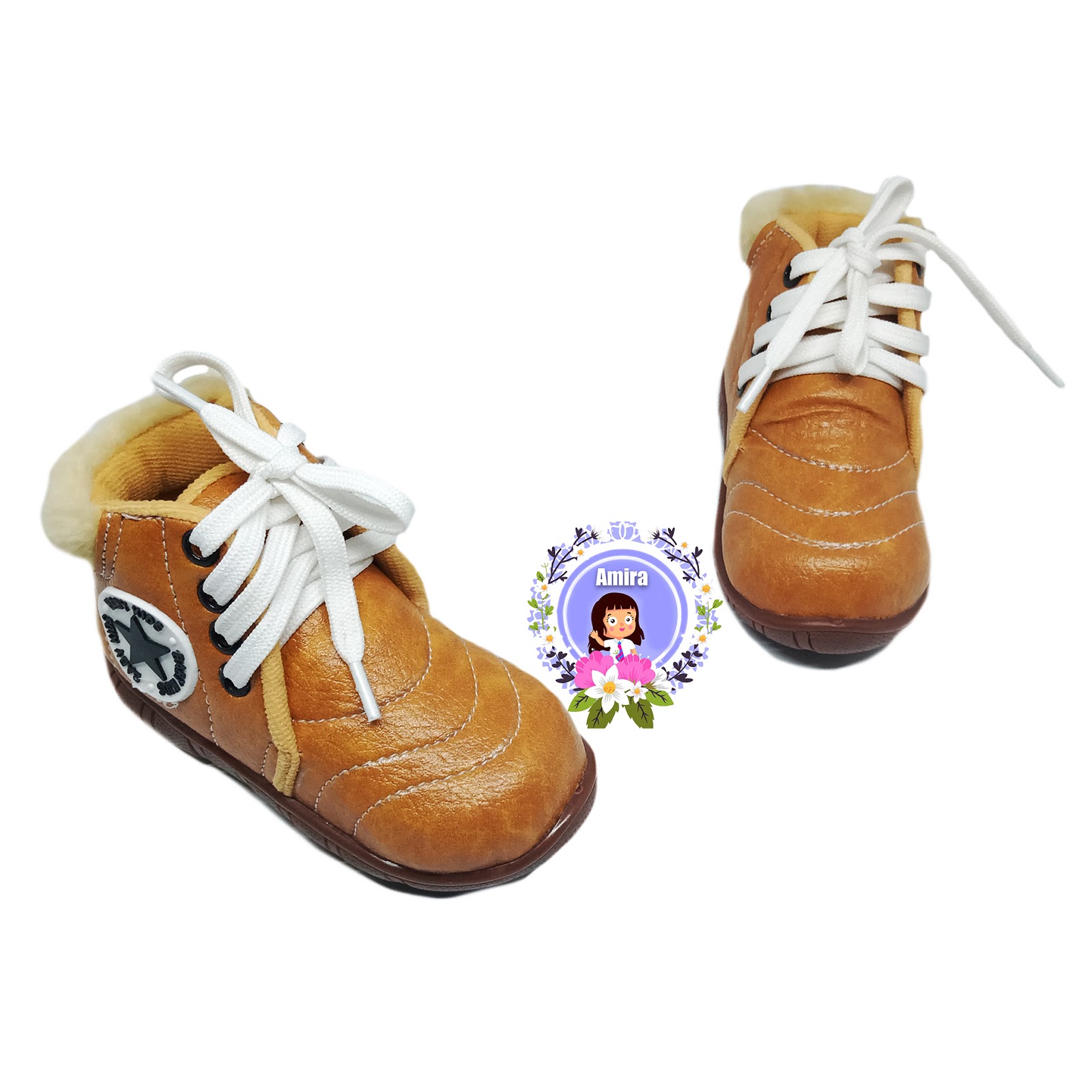  Sepatu  boots untuk  anak  bayi usia 1 tahun sampai 2 tahun 