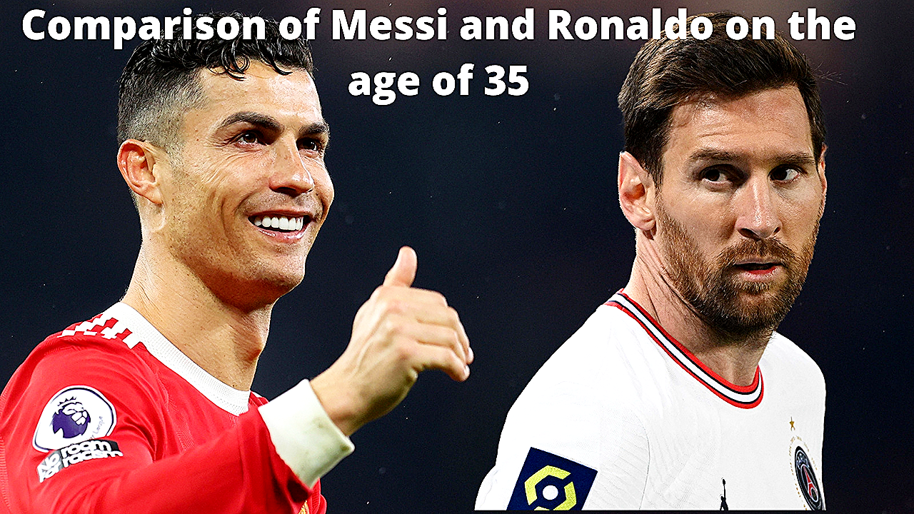 Lionel Messi (PSG) and Cristiano Ronaldo (Manchester United) both have a notable assessment of achievements at the age of 35 years.