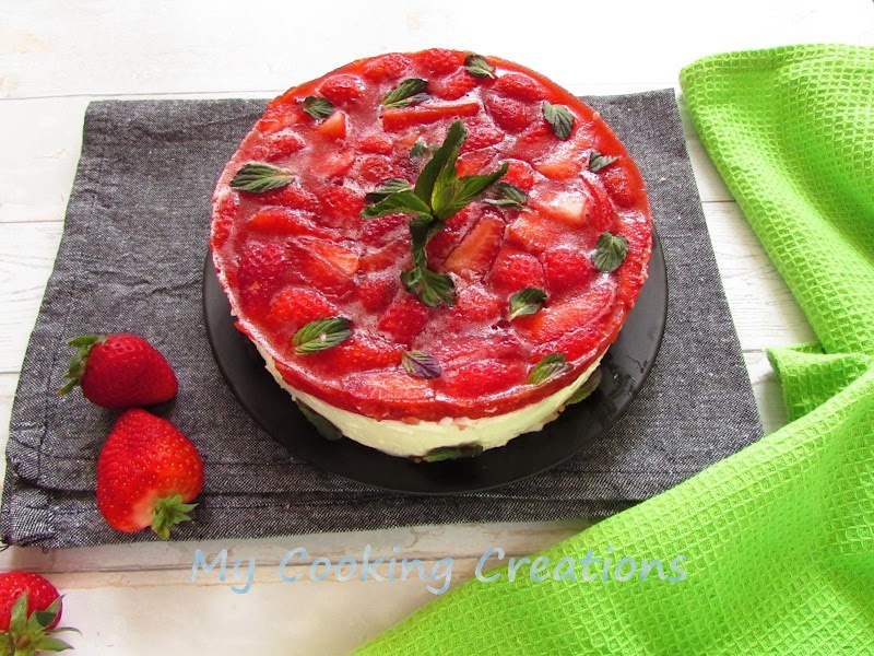 Чийзкейк с ягоди и Бейлис * Cheesecake al Baileys e fragole