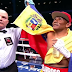 Ismael Barroso enaltece a Venezuela al titularse Campeón Mundial Interino peso superligero