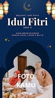 Kumpulan Bingkai Selamat Hari Raya Idul Fitri yang Unik dan Berbeda dari yang Lain.