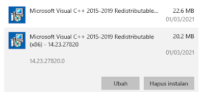 VCRUNTIME140.dll Microsoft Visual C++ Error