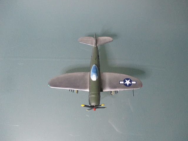 1/144 Republic P-47D Thunderbolt diecast metal aircraft miniature