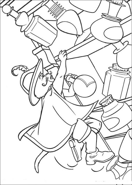 top shrek coloring pages