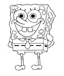 Menggambar Spongebob  Menggambar Asik