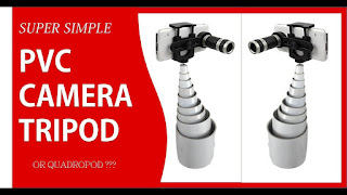 Tripod Kamera Smartphone dari Pipa Paralon