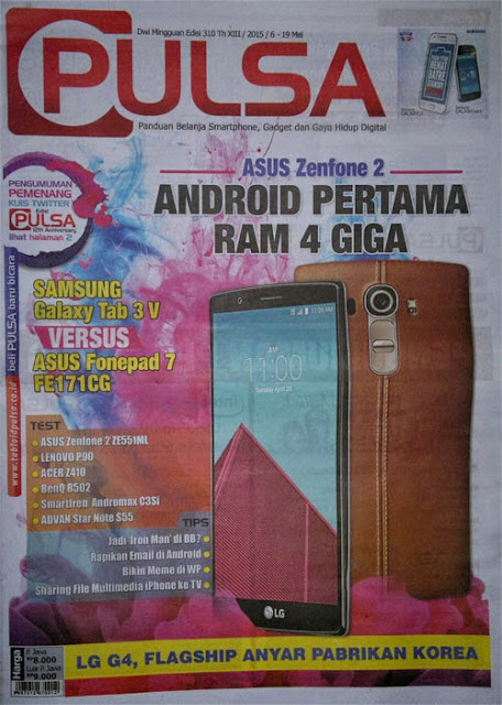 Tabloid Koran Pulsa Terbaru Edisi 310 Mei 2015