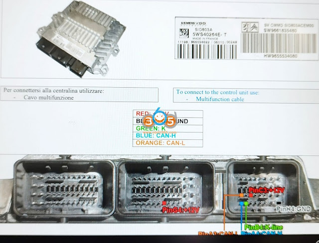 KT200 Read and Write SID803A PSA on Bench 3