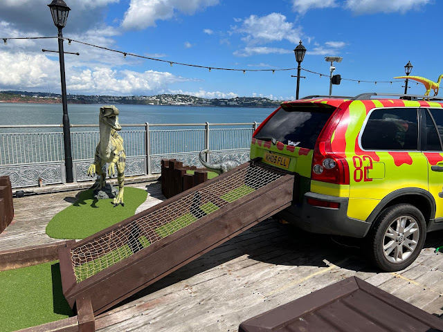 Lost City Adventure Golf on Paignton Pier. Photo by James Trubridge, August 2023