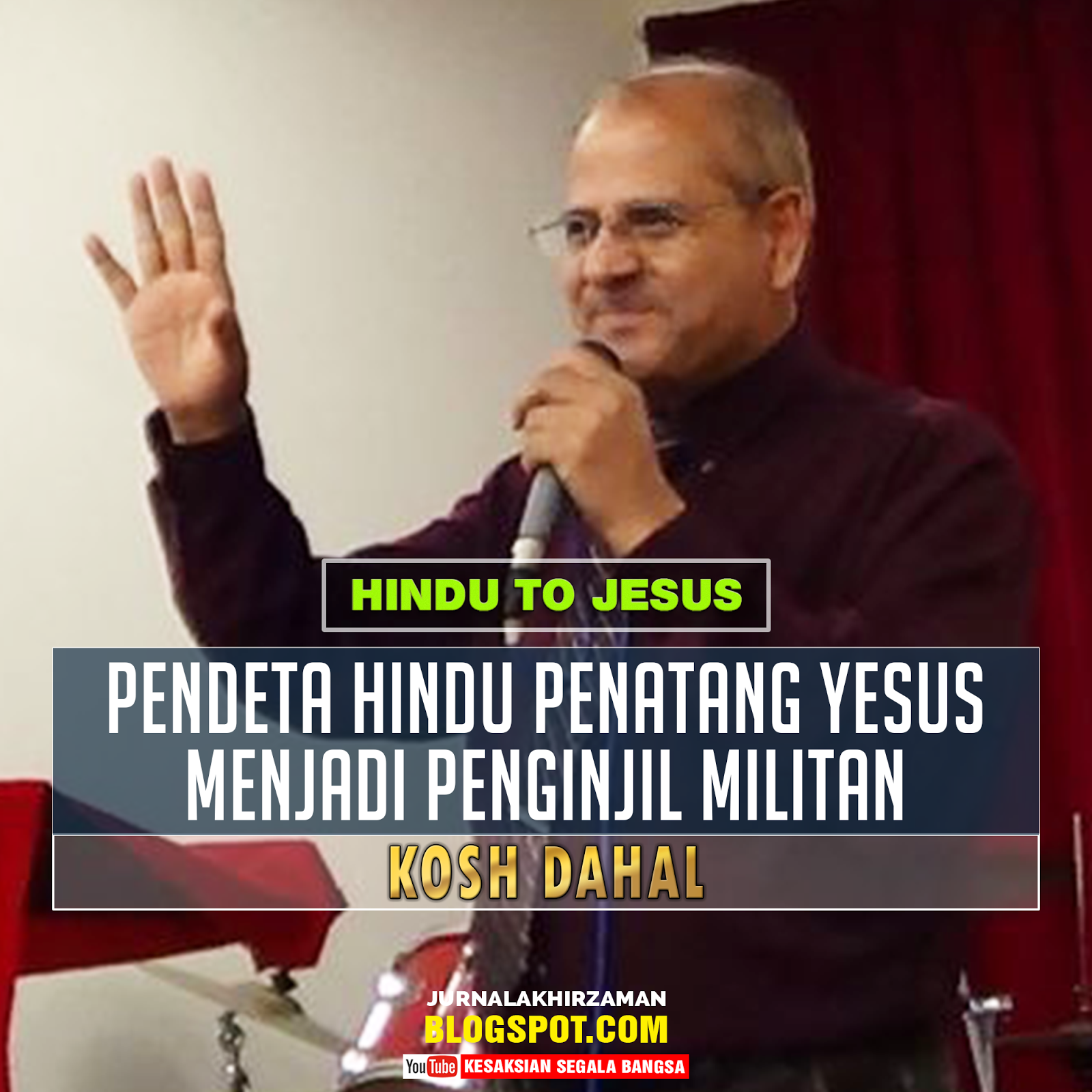 Pendeta Hindu Penantang Tuhan Yesus Menjadi Penginjil Militan Kosh