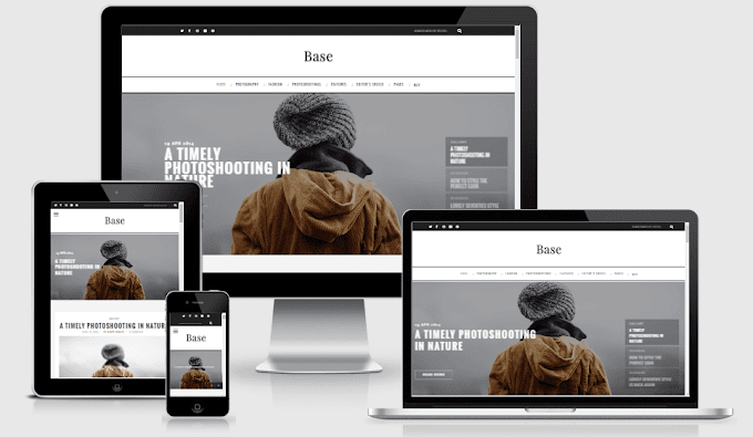 Base Responsive Modern Blogger Theme