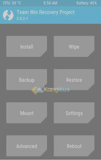 memasang custom recovery (twrp) di redmi 1s