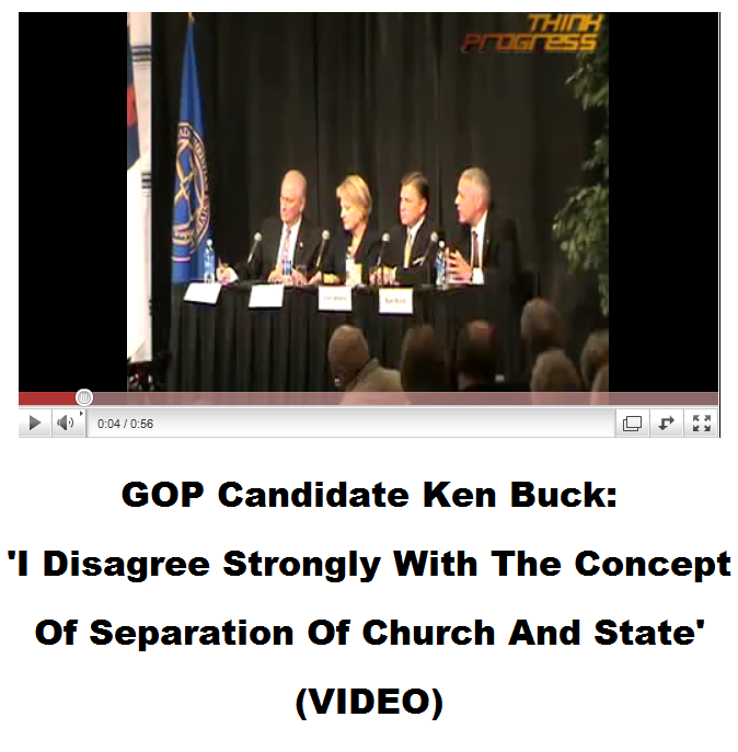I Disagree Strongly With The Concept Of Separtion Of Church And State