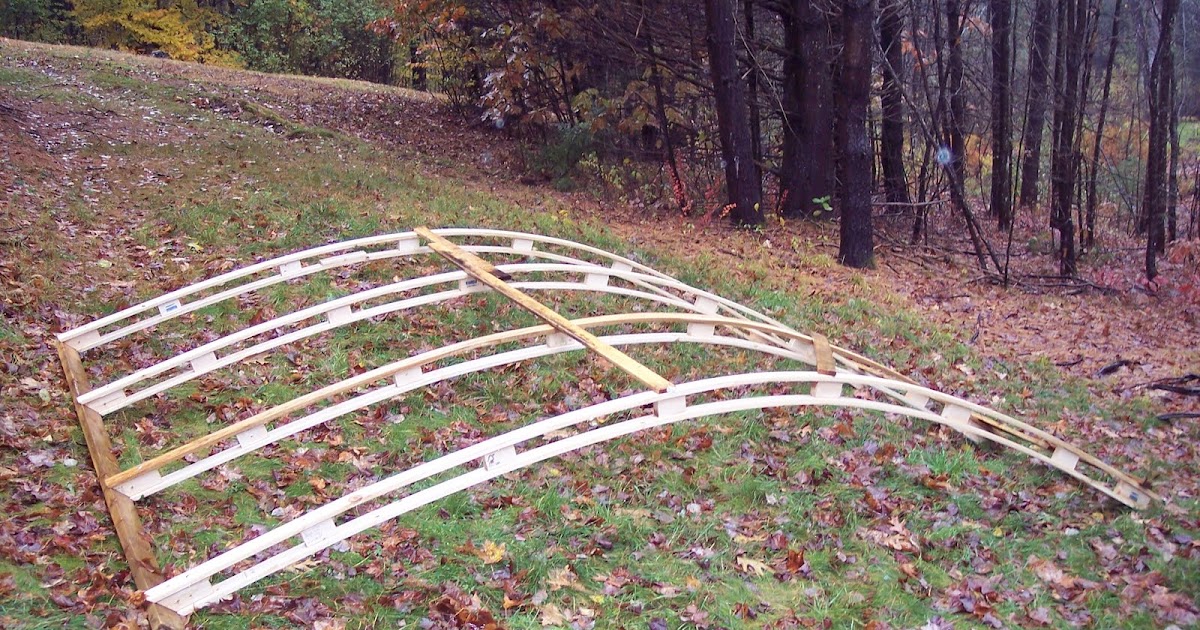 trust roof: how to build a bow roof shed