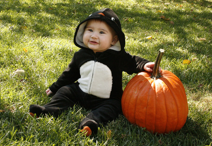 baby in costume