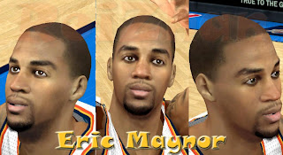 NBA 2K13 Eric Maynor Cyber Face Patches