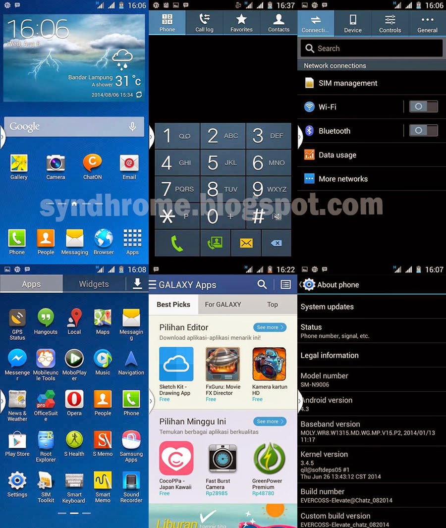 Cara Install ROM Samsung Galaxy Note 3 di Evercoss A66A Terbaru | Super Mirip!