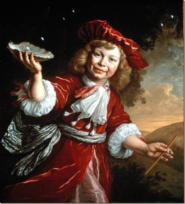 Bartolomeo Van der Helst, Enfant avec un coquillage
