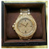 MICHAEL KORS CAMILLE CRYSTAL ENCRUSTED GOLD TONE WATCH ~ SOLD OUT!