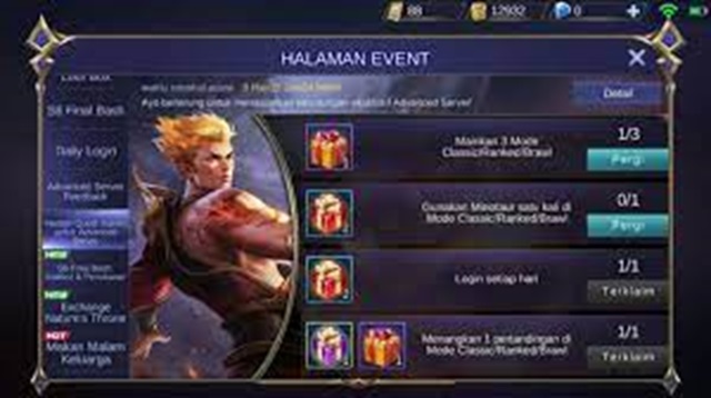 Cara Masuk Advance Server ML