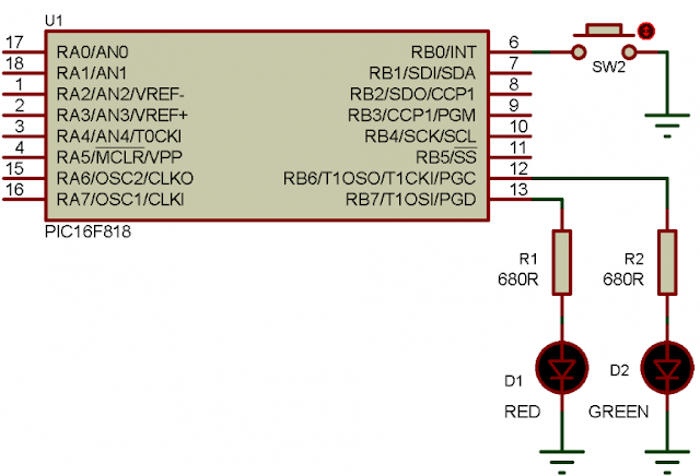 Programming the External Interrupt of PIC16F818 in XC8