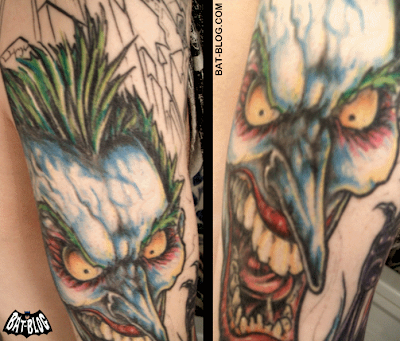 Joker Tattoo Blog BATMAN TATTOO ART PHOTOS: Catwoman, The Joker, Riddler, 