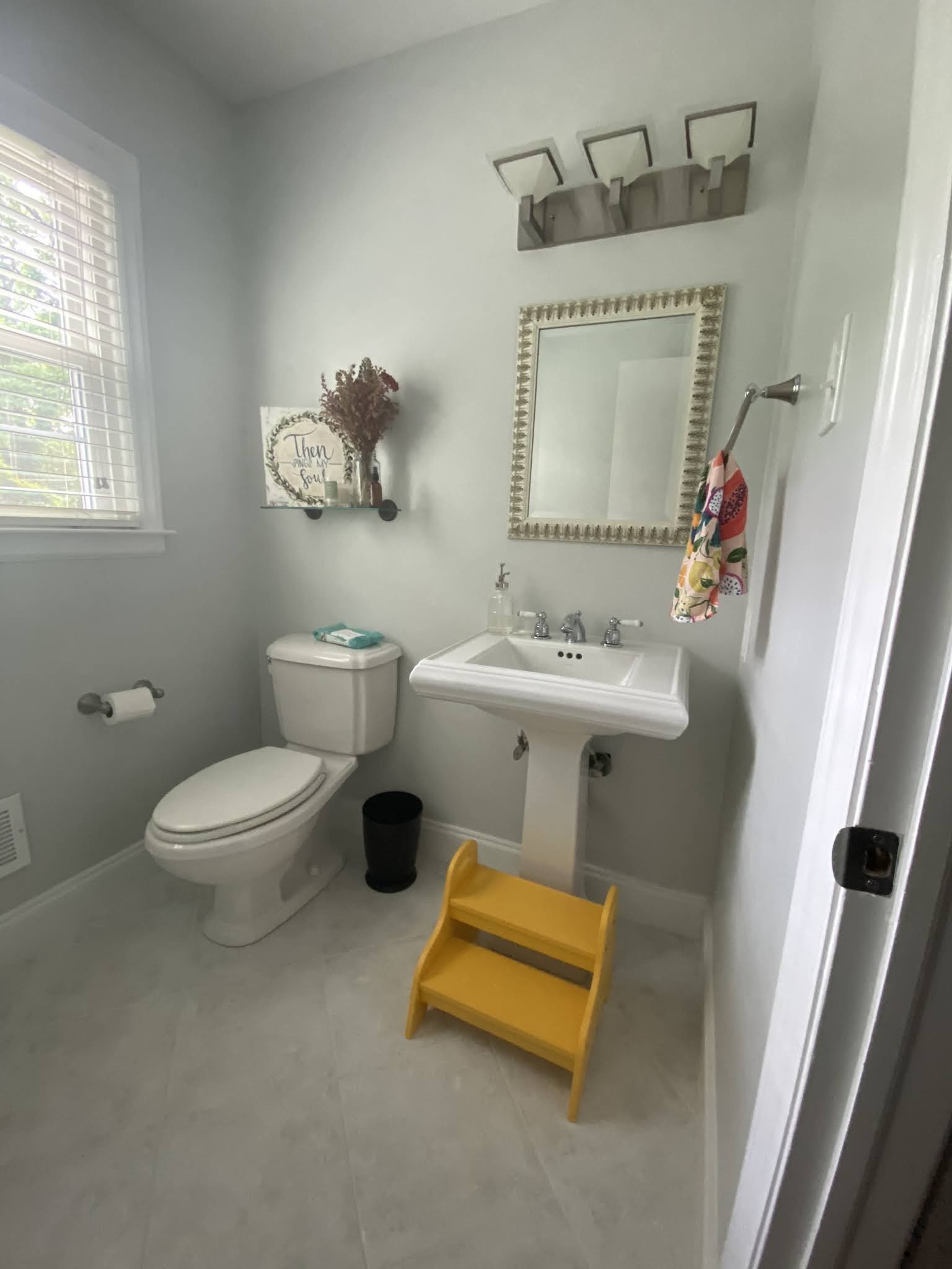 Before and After: Budget Friendly Powder Bath Remodel