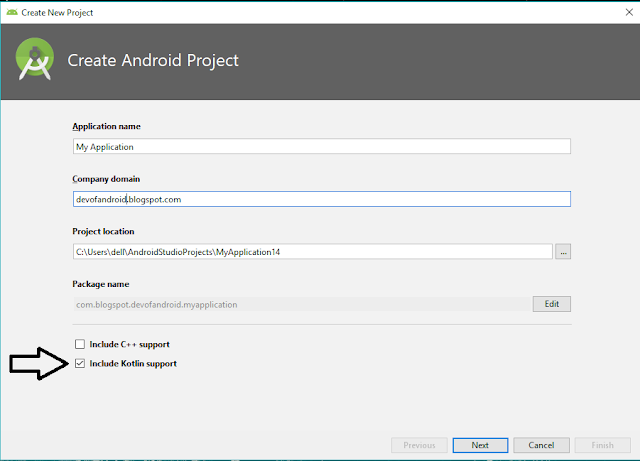 First App in Android Studio (Kotlin) - Use Empty Activity