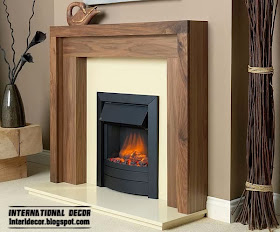 electric fire, Recessed electric fireplace