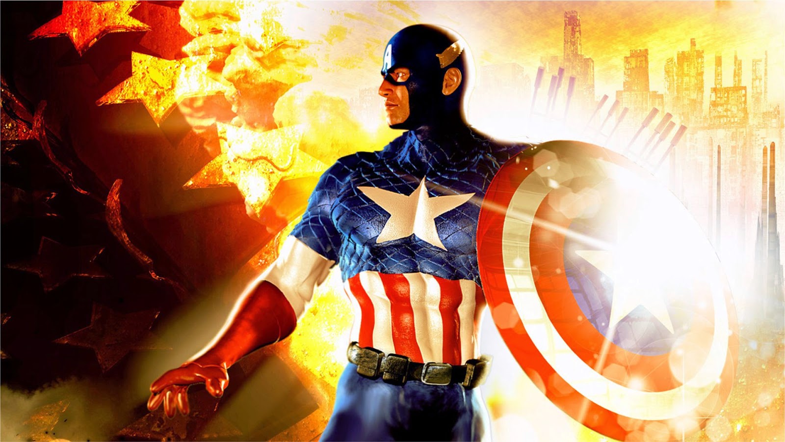 Captain America Wallpaper Atau DP BBM HD Khusus Android 2015