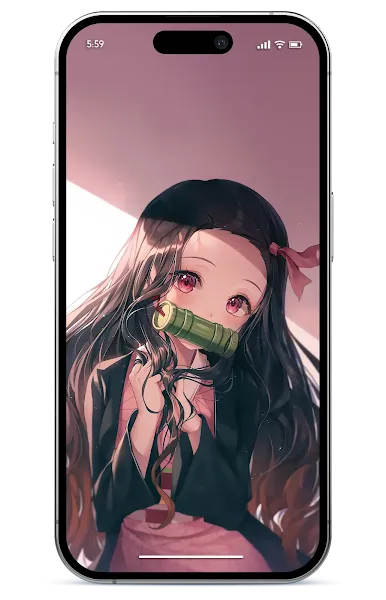 Nezuko Kamado HD Wallpaper for Phone