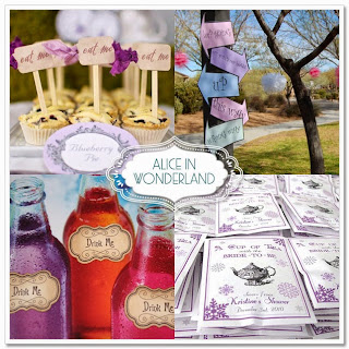 Alice in Wonderland Wedding Theme