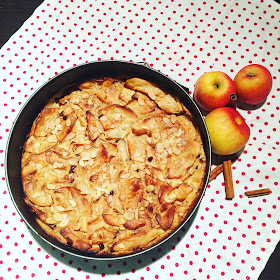 Gâteau invisible pommes cannelle poires chocolat amandes