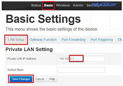 Cara Mengubah IP Address di Router