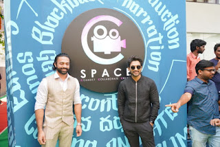 Allu Arjun in Black Dress at Navadeep's C-Space Launch