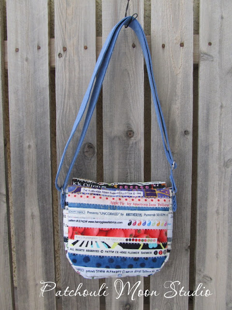 Patchouli Moon Studio~ Emma Bag made with Selvages