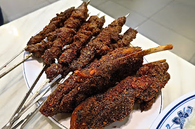Jia Yan Restaurant, lamb skewers ribs