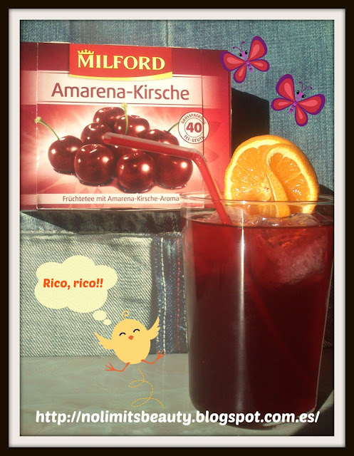 Infusión de Cereza Amarena de Milford (sugerencia de presentación)