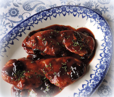 Black Cherry Sauced Turkey Steaks