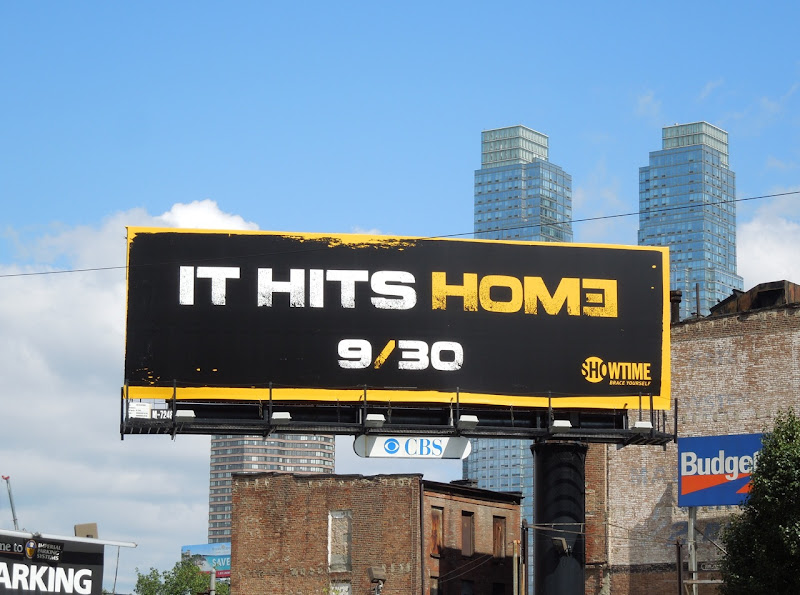 Homeland season 2 teaser billboard NYC