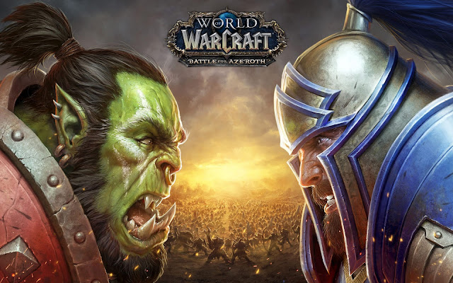 World of Warcraft Battle for Azeroth Game wallpaper. Click on the image above to download for HD, Widescreen, Ultra HD desktop monitors, Android, Apple iPhone mobiles, tablets.