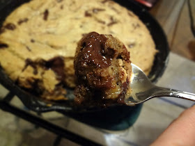 Chocolate Chunk Skillet Cookie