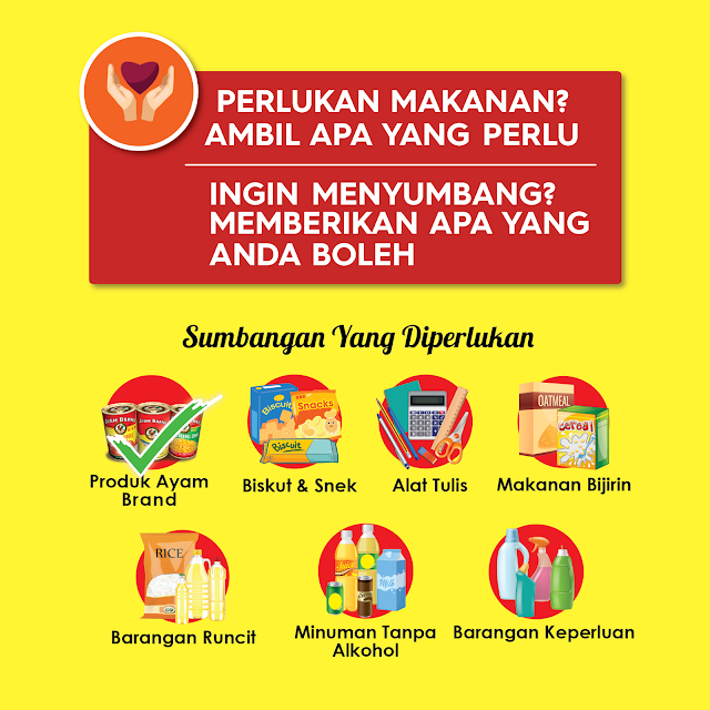 Pantri komuniti ayam brand, ayam brand, projek ayam brand, projek csr ayam brand, ayambersamamu, pantri komuniti di kedah, pantri komuniti di Jitra,