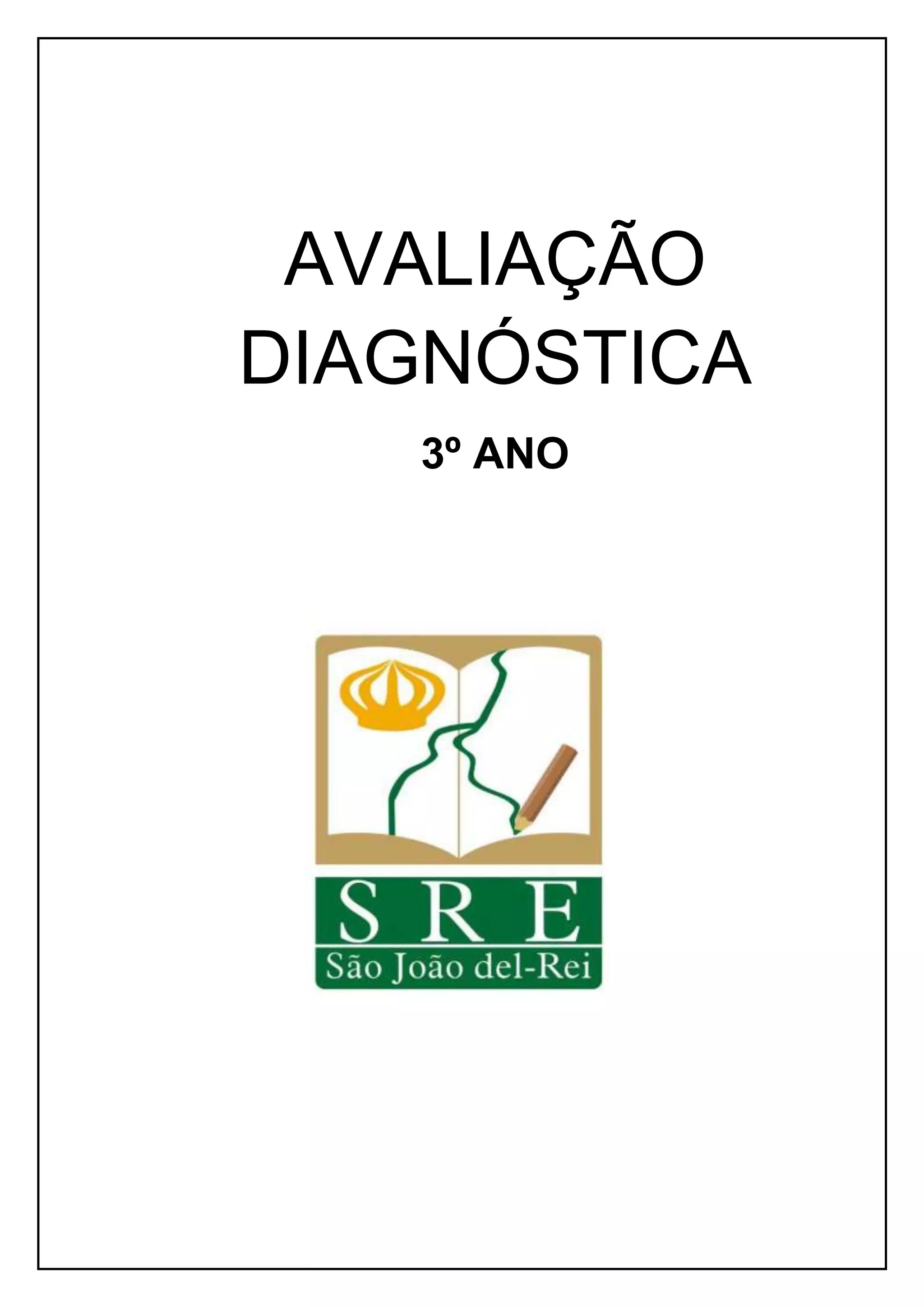 Avaliação diagnóstica 3 ano português